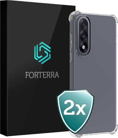 Hoesje 2 Stuks - Geschikt voor OnePlus Nord 5 - Sterk & Shockproof - Back Cover - Siliconen Case - Telefoon Hoes Shock Proof - Transparant