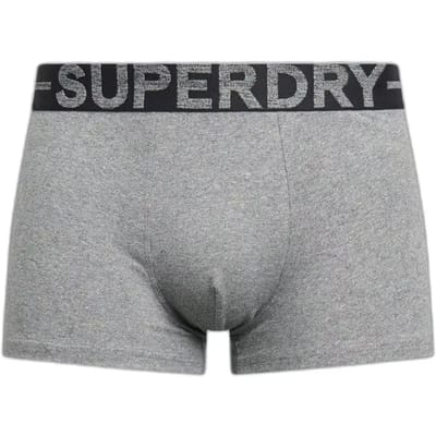 Superdry BOXER TRIPLE PACK Heren Onderbroek - Raven Black Marl
