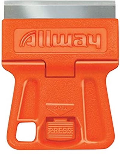 Allway mini glas schraper per 3 stuks