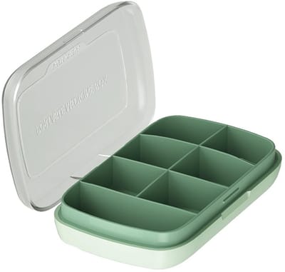 Dailygoods - Draagbare Pillendoos voor Dagelijks Gebruik - Organizer voor Tablets en Vitamines