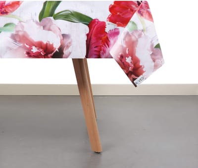 Raved Tafelzeil – 140 cm x 280 cm – Tulpen Rood – PVC – Afwasbaar