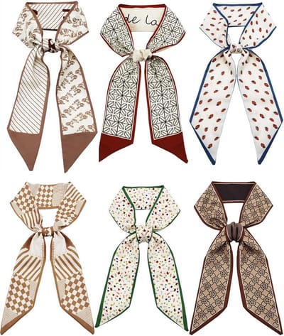 Portemonnee, sjaal, handtassen voor dames - dun haar - nekaccessoires - modieus en licht - Meerkleurig - multicultureel