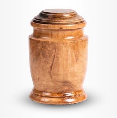 Houten Urn Groot 4 liter Bruin Hout - Urn voor Menselijke As - Crematie Urn voor As Volwassenen