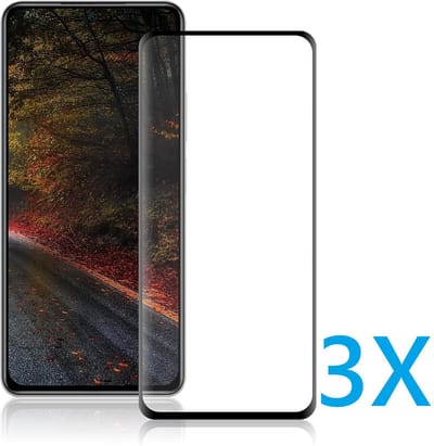 Screenprotector Geschikt voor: Xiaomi Mi 13 Lite - Full 3x - screen protector - volledige glas - bescherming - beschermglas - ZT Accessoires
