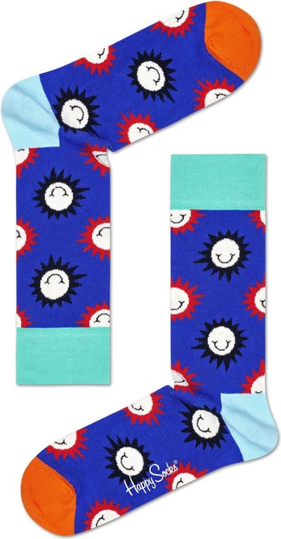 Happy Socks - Zon Smiley - Heren - Maat 41-46 -