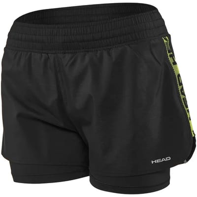 Head Advantage Vrouwen Zwart Tennisshort