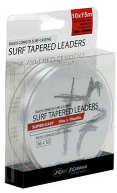 Kali Kunnan Surf 15 M Taps Toelopende Onderlijn Veelkleurig 0.180-0.320 mm