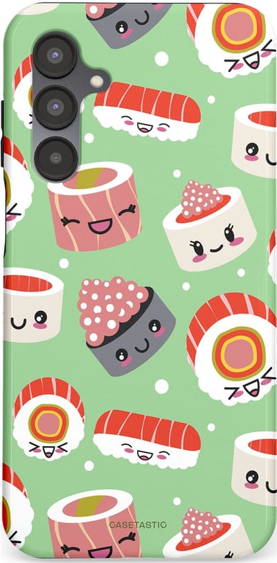 Casetastic Hoesje Geschikt voor Samsung A16 - Stijlvolle Beschermende Duo-layer Case - Sushi wonders