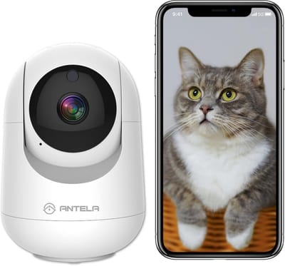 Beveiligingscamera - IP Camera WiFi - Huis Bewaken - 355 Graden Rotatie - 1 Stuk - Wit