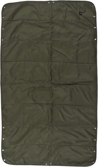 Verwarmde Deken - Elektrisch Plaid - Buiten Ontspannen - Drie Temperatuurstanden - 80 x 135 cm - Militair
