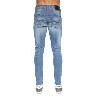 Duck and Cover Heren Tranfold Slim Jeans (Lichte wasbeurt)