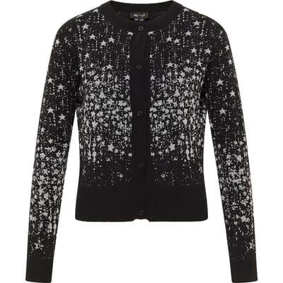 Mymo Vest Nolie Dames zwart zilver