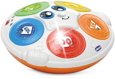 Chicco Harry de Trommel - Educatief Muziekspeelgoed voor Baby & Peuter - Met Lichtgevende Knoppen & 30+ Liedjes (6-36M)