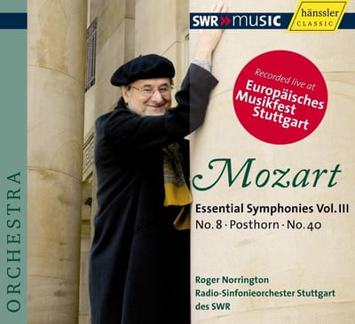Radio-Sinfonieorchester Stuttgart Des SWR, Roger Norrington - Mozart: Essential Symphonies Vol.III (No. 8, Posthorn, No.40) (CD)