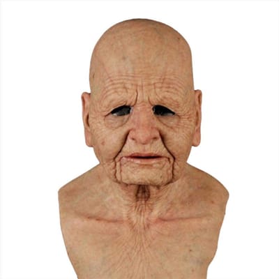 Dailygoods- Oude Man Masker Realistisch - Latex Hoofddeksel - Volwassen Maat - Halloween Rekwisieten - Cosplay - Ademend Ontwerp