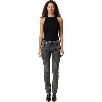Diesel Slandy Super Skinny-jeans voor dames (Zwart/Grijs)