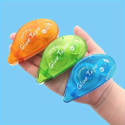 3 Stuks/set Dubbelzijdige Tape Roller Sterke Lijm Knutsel Lijm Dispenser voor Scrapbooking, Foto Display & Kunst Projecten, Geen Restanten green