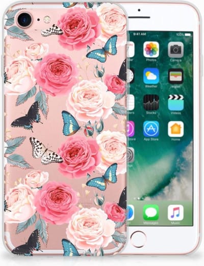 iPhone SE 2022 | SE 2020 | 8 | 7 TPU Case Butterfly Roses