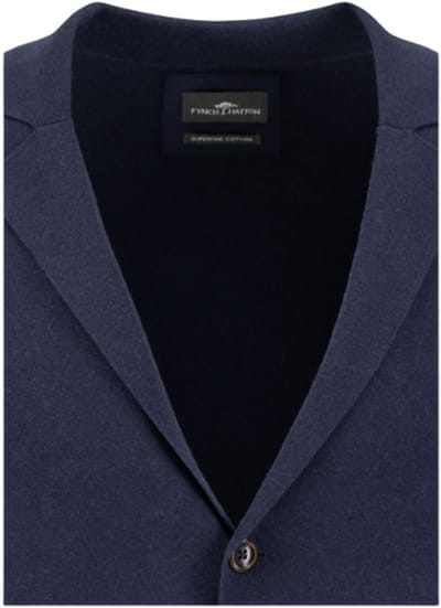 Fynch-Hatton Vest Blazer Cardigan Fullneedle Navy / male