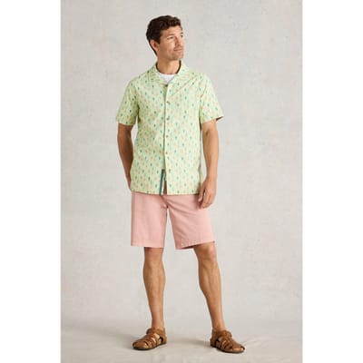 White Stuff Mini Cactus Ss Printed Shirt Green Print Taglia: S | Camicie Casual Outlet | Uomo | Verde