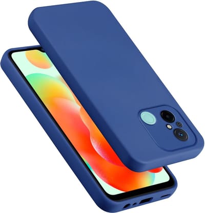 Cadorabo Hoesje geschikt voor Redmi 12C in LIQUID BLAUW - Beschermhoes gemaakt van flexibel TPU silicone Case Cover