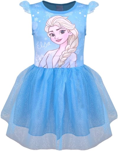 Frozen Tulejurk - Feestjurk - Verkleedkleding - Jurk - Maat 116/122