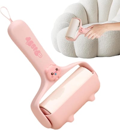 Pluisroller Kleding - Haarverwijderaar Roller - Kleding Onderhouden - Sterke Lijm - 18.4 cm - Kastanjebruin