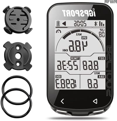 RFWR® Draadloze GPS Fietscomputer met IPX7 Waterdicht en 2,6 Inch Helder Scherm