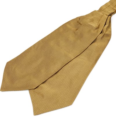 Zijden Goedkleurige Sjaaldas met Polkadotmotief
