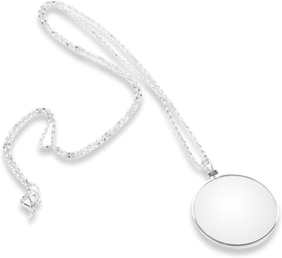 Draagbare 5x Loep met Hangketting voor Lezen, Handwerken, Sieraden en Hobby's - Ideaal voor Nauwkeurig Werk