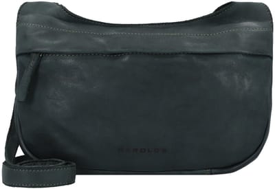 HAROLD'S Leren Schoudertas Submarine Shoulderbag Zip Green Donkergroen