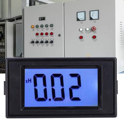 D69-Hz Digitale LCD-frequentiemeter 45,0-65,0 Hz AC80-300V Cymometer voor Eenvoudig Aflezen Geschikt voor Verschillende Frequenties Formaat Veelzijdige Montage Professionals en