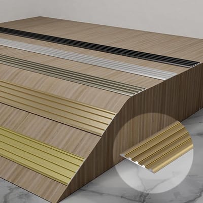 Trapneus Profiel - Antislip Rand - Veilige Trappen - Waterdicht Aluminium - 90 Cm - Zilver