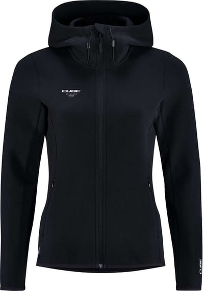 CUBE Dames zip hoodie Advanced zwart M (38)