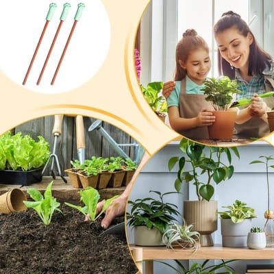Bodemvochtmeter Set - Plantenwatermeter Tuintester - Planten Verzorgen - Erosiebestendige Sensor - 3 Stuks - Kleurindicator