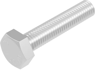 Roestvrijstalen Zeskantschroeven M10 x 55 mm V2A A2 DIN 933 (20 stuks)