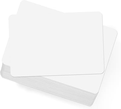 SnelShoppen - 108 Stuks A6 Witte Postkaarten Set - Blank DIY Postcards - 250gsm Kwaliteit - Ideaal voor Feest, Verjaardag, Creatief Gebruik, Printbaar