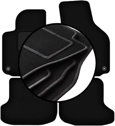 Complete set veloursmatten voor: Volkswagen Golf VI cabrio (2011-2016)