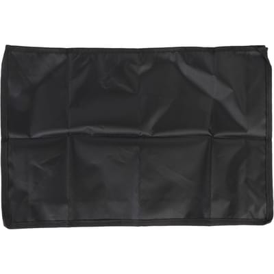 Stofhoes voor computerdisplay 420D Oxford-doek zilver gecoat regenbestendig computer scherm beschermend 53x35x9cm/20.9x13.8x3.5in black