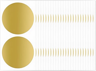 Ronde Krastickers - 50 Stuks Zelfklevende Labels van 5cm voor DIY Kraskaarten, Loten en Cadeaus
