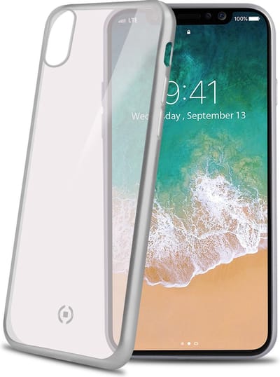 Celly Beschermhoes Laser Matt Iphone X/xs Transparant