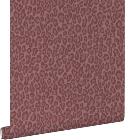 ESTAhome behang panterprint mauve paars - 50 x 900 cm - 132206