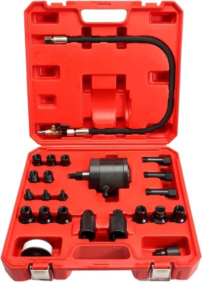 JGS Premium - Air Vibratie Tool voor Diesel Injector met Injectoren Reiniging - Efficiënte Reiniging en Onderhoud van Injectoren - Verbetert Motorprestaties