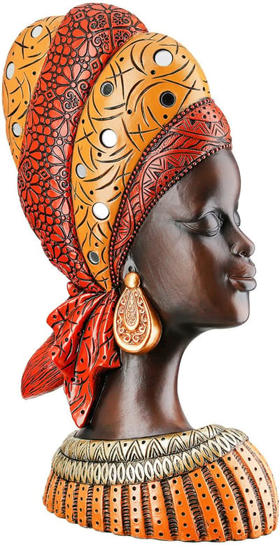 Beeld Nosta-Afrikaanse vrouw decoratie beeld-figuur Nosta