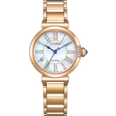 Citizen L May bells EM1063-89D Horloge - Staal - Rosékleurig - Ø 29 mm
