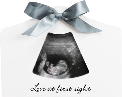 Happy Hands - Sonogram Echo Frame - Fotolijst - Echofoto - Wit