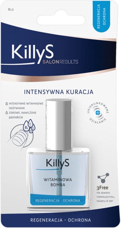 Killy'S - Salon Results Vitamin Booster Vitamin Bomb Intensive Conditioner Treatment For Weakened And Broke Claws 10Ml
