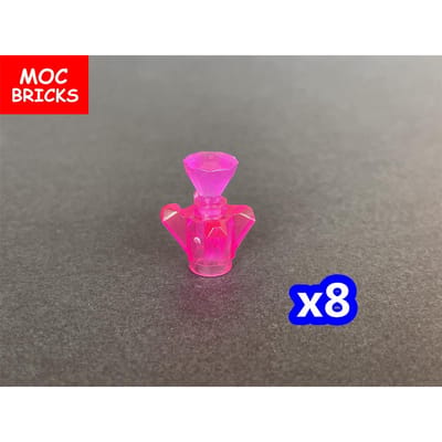 Briques MOC DO-IT-YOURSELF Pierre Précieuse Roche Parfumée 1 x Cristal Bijou 4 Pointes 11127 30153 Blocs de Construction Éducatifs Jouets cadeaux enfants