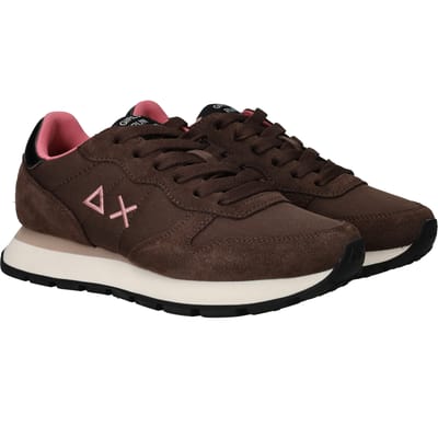 Sun68 Ally Solid Nylon Sneakers - Dames - Bruin - Maat 41