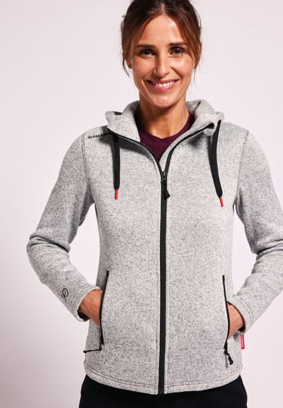 Damart - Fleecejack met capuchon voor dames Thermolactyl - Dames - Grijs - XS